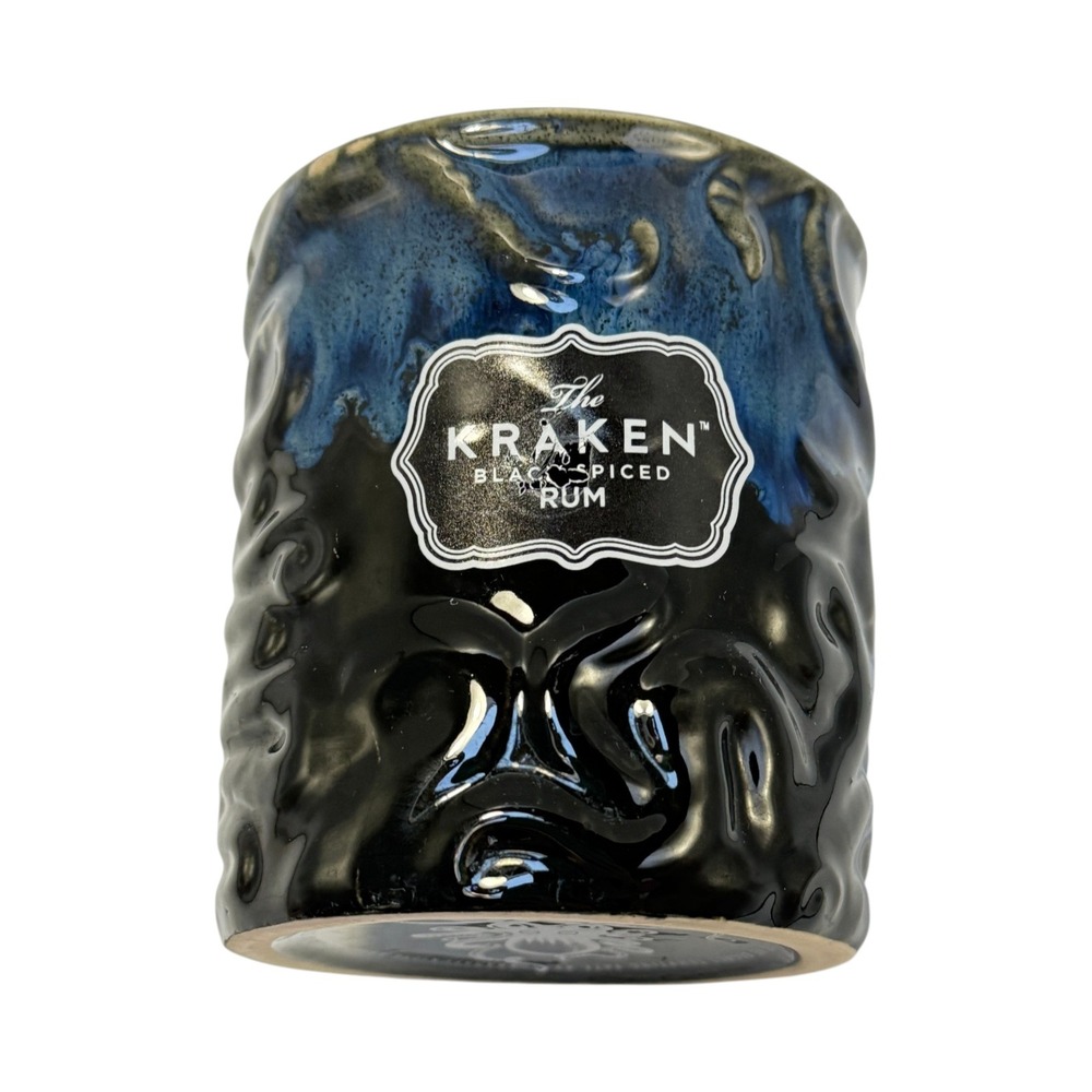 Kraken Black Spiced Rum Cup Blue Black Drip Rare 2020 Octopus
